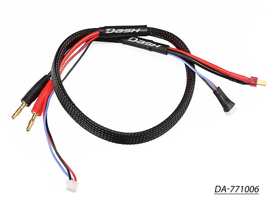 Dash Battery Charging Extension Harness - Deans Connector W/Balance Connector DA-771006